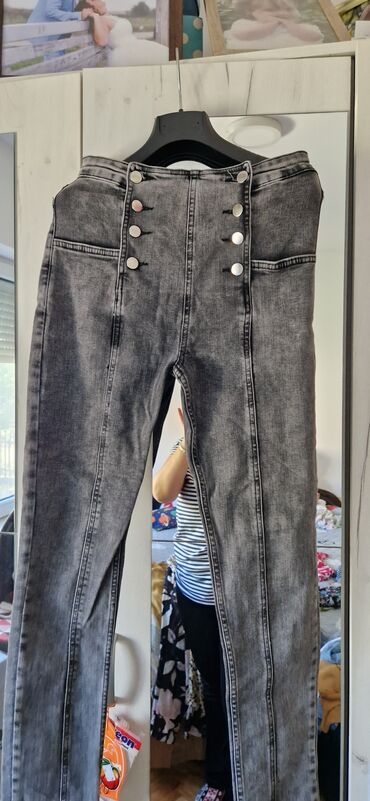 waikiki pantalone: Farke, sive, m velicina 600din