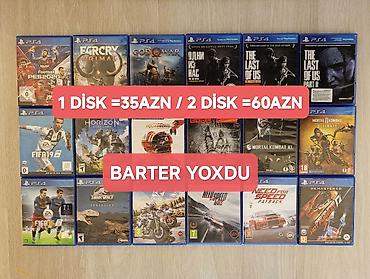 1disk =35azn/ 2disk =60azn/ Mağaza deyil Qiymətə görə və s. boşuna lalafo.az -da 1disk =35azn/ 2disk =60azn/ Mağaza deyil Qiymətə görə və s. boşuna