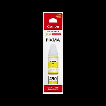 ucuz printer satilir: Canon GI-490 Y (0666C001) – 70 ml orijinal sarı mürəkkəb konteyneri • — 1