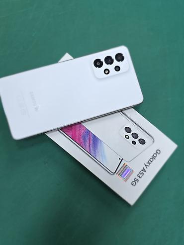 samsung a55 adapter original: Samsung Galaxy A53 5G, 256 GB, rəng - Ağ, İki sim kartlı, Sensor, Sənədlərlə — 2