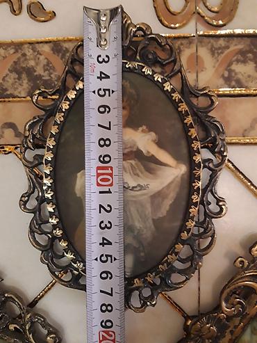 2021 sekiller: Bürünc çərçivəli və üzəri təbii ipəkdən qədimi panolar. Avropa — 5