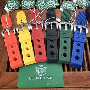 Dodaci za satove: Steeldives SD2201 narukvica za sat - Crna - 20mm / 22mm Opis: Model — 7