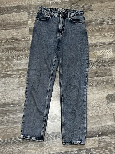 джинсы женские 38 размер: Прямые, Высокая талия