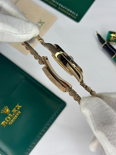 Личные вещи: Новый, Наручные часы, Rolex, цвет - Золотой — 4