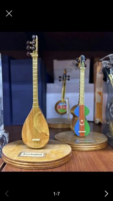 ВАЗ (ЛАДА): Azərbaycanın milli musiqi alətləri miniatur dekorativ fiqurları
