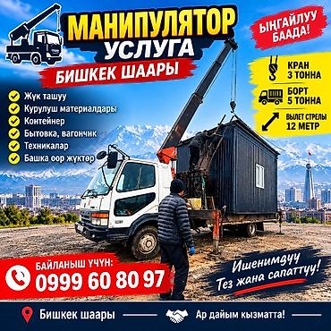 Стрела 12 м, 3 т, Борт 5 кг