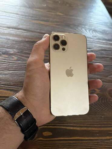 Apple iPhone: IPhone 12 Pro Max, 128 GB, Qızılı