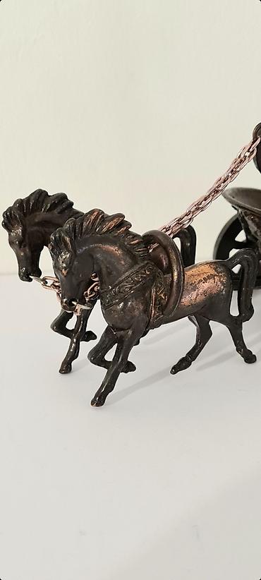 Figure: ▪︎ Prodajem staru dekorativnu metalnu (bronza) figuru-rimski ratnik u — 4