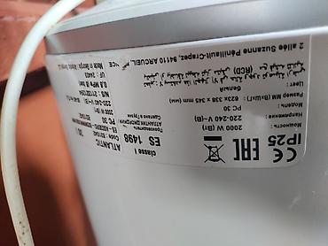 aristin: ATLANTIC ES 30L elektrik su qızdırıcısı (qazan) - Həcm: 30 litr — 2