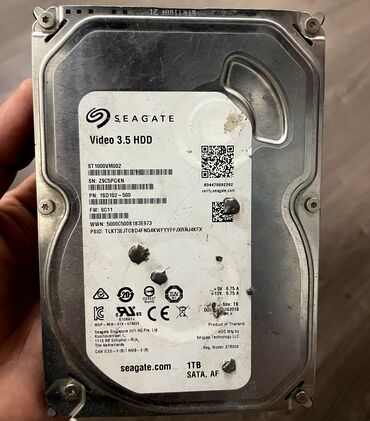Жесткие диски, переносные винчестеры: Накопитель, Б/у, Seagate, SSD, 1 ТБ, 3.5", Для ПК