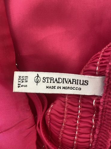 bandana: Stradivarius qadın topu - Rəng: tünd çəhrayı/berry - Model: bandana — 3
