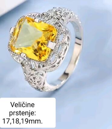 Prstenje: Ženski prsten, Materijal: Cirkon — 14