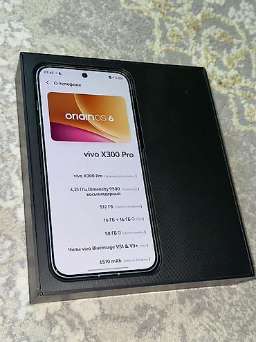 note 3: Vivo X300 Pro, Новый, 512 ГБ, цвет - Голубой, 1 SIM, 2 SIM — 4