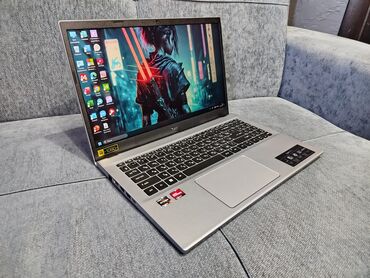 ноутбук расрочка: Ноутбук, Acer, 16 ГБ ОЭТ, AMD Ryzen 7, 15.6 ", Жаңы, Жумуш, окуу үчүн, эс тутум SSD