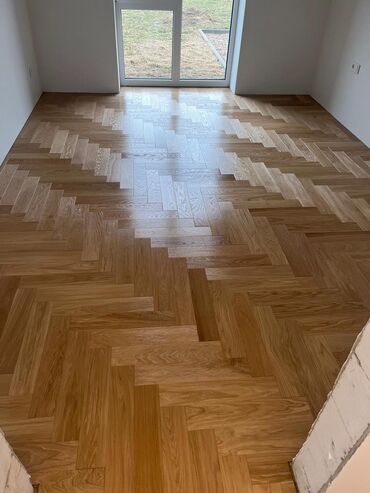 Döşəmə işləri: Parket və pilləkən döşəmə xidməti - Təbii ağac parket: klassik — 1