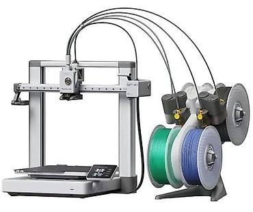 Bambu Lab A1 Combo 3D Printer Çoxrəngli çap üçün AMS Lite moduluyla
