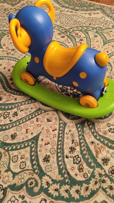 Oyuncaqlar: Качалка детская слоник для малыша до 3 - ёх лет, разъёмная на калёсаж — 10