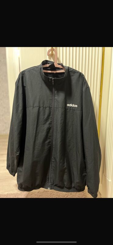 Куртки: Мужская куртка, XL (EU 42), Adidas, Б/у, цвет - Черный, Самовывоз, Платная доставка