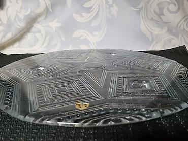 Ostalo posuđe: Postolje novo za torte itd Zabkowice iz 70,80ih godina. Plato na tri — 12