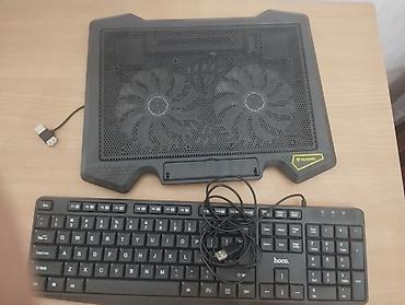 kompüter manitor: Məhsul: USB klaviatura + noutbuk soyuducu pad dəsti - Klaviatura — 2