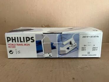 Putne pegle: Putna pegla PHILIPS HD 1301. Snaga: 250W. Potpuno NOVO, neotpakovano! — 12