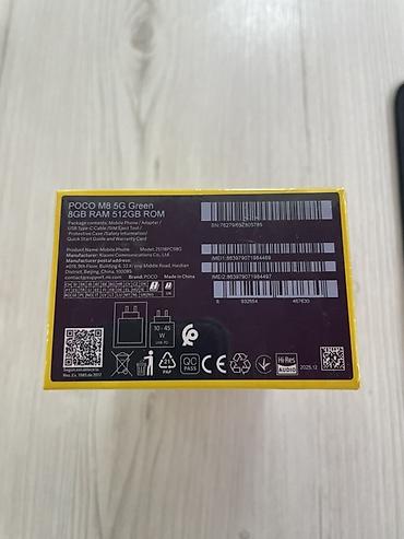 black sharp: POCO M8 5G — смартфон с поддержкой 5G в цвете Green. Комплектация — 2