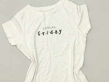 białe t shirty basic: Casual Friday, T-shirt damski, rozmiar XS — 1