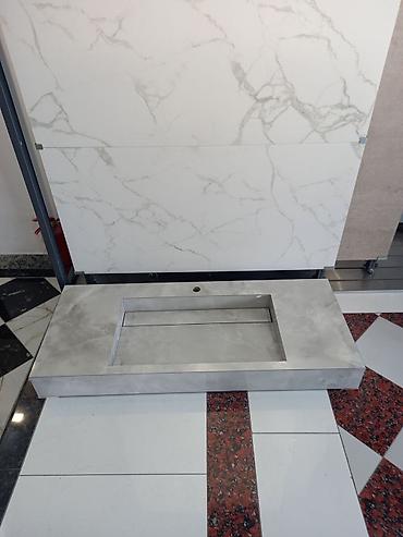 Раковины для ванной: Раковина для ванной, Особенности: Под камень, Материал: Искусственный камень — 6