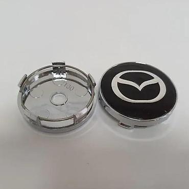 Gume i felne: ČEPOVI POKLOPCI ZA FELNE MAZDA 60 MM / 57 MM - CRNI | ORIGINALNI — 1