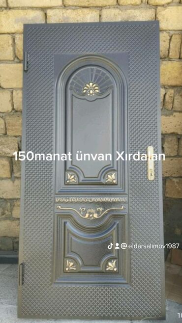 Giriş qapıları: Yeni Giriş qapısı 90x205 sm Zamok və çərçivə ilə, Zəmanətli, Ödənişli quraşdırma, Ödənişli çatdırılma, Rayonlara çatdırılma — 9