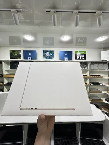 видеокарты gddr3: Ноутбук, Apple, 16 ГБ ОЭТ, Apple M3, 15 ", Жаңы, Оюндар үчүн, эс тутум SSD
