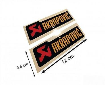 separator uljnih para: AKRAPOVIC- stikeri- 213 📌 Opis: Samolepljivi stikeri izradjeni od — 1