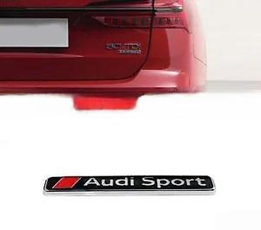 Auto delovi, gume i tjuning: Audi Sport samolepljiv znak - metalni. Samolepljiv metalni znak. ✨ — 8