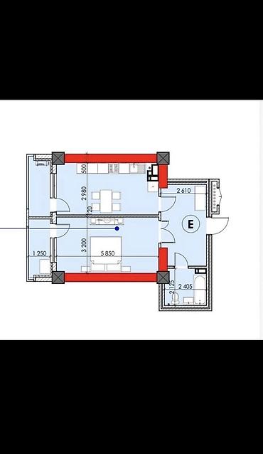 the level: 1 комната, 60 м², Элитка, 13 этаж, ПСО (под самоотделку) — 5