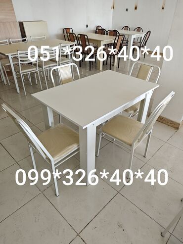 Masa və oturacaq dəstləri: Mətbəx üçün, Yeni, Açılmayan, Dördbucaq masa, 4 stul -da lalafo.az — 23 Masa və oturacaq dəstləri: Mətbəx üçün, Yeni, Açılmayan, Dördbucaq masa, 4 stul — 23