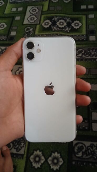 сабвуфер динамик: IPhone 11, Колдонулган, 64 ГБ, Ак, Кабель, 79 %