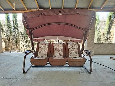 islemis mebeler: İşlənmiş, Divan-yelləncək, Zontikli, Metal — 1