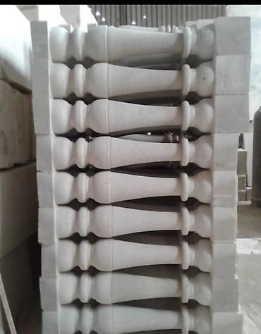 Məhəccər balyansları: Məhsul: Daş balyustrada və sütun elementləri Təsvir: - Təbii daşdan — 15