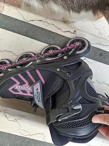 Roliklər: İnline konki – 4 təkərli, bıçaqlı Model: iSports / Suxfly dizaynı - — 2