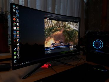 Мониторы: Монитор, Asus, Б/у, 31" - 32" — 9