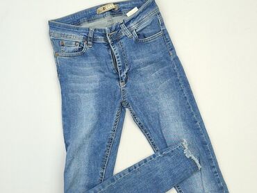 spódnice ołówkowe granatowa: Jeans, S (EU 36), condition - Good