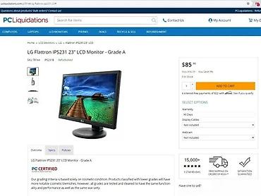 Monitori: LG Flatron IPS231 – 23" IPS monitor - Dijagonala: 23 inča (16:9) - — 8