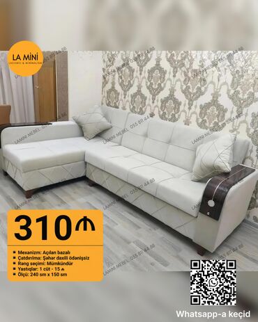 2ci el divanlar: Künc divan, Yeni, Açılan, Bazalı, Parça, Şəhərdaxili pulsuz çatdırılma