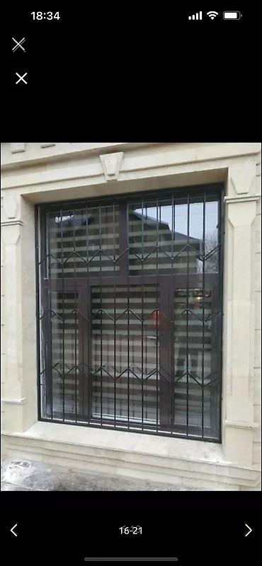 Сварка: Кованые решетки на окна - Материал: сталь, сварные вертикальные — 6