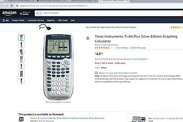 Druga oprema za računare i laptopove: Texas Instruments TI‑84 Plus Silver Edition – grafički kalkulator - — 3