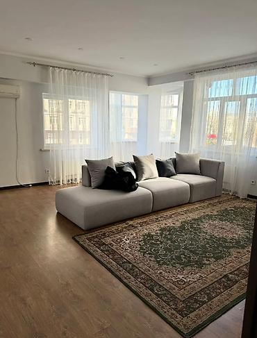 flat osh: Светлая 3-комнатная квартира с изолированными комнатами и просторным — 8