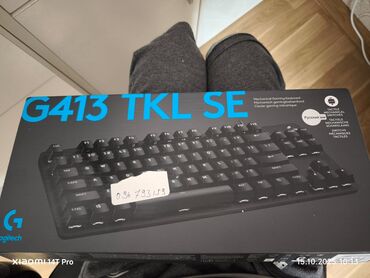 komputer seti: "Logitech G413 TKL SE Black" mexaniki oyun klaviaturası satılır