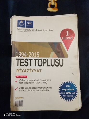 azerbaycan dili test toplusu 2023 pdf: Dim in test toplusudur riyaziyyat 1ci hisse dir