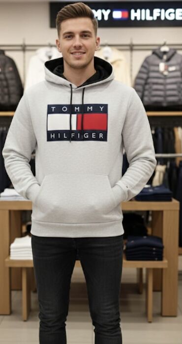 Duksevi: Duks, 2XL, L, M, Hugo Boss, bоја - Crna, Sa kapuljačom — 7