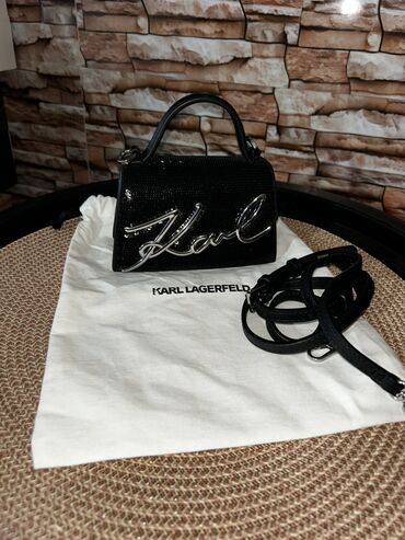 mala srebrna torbica: Shoulder bag, Karl Lagerfeld